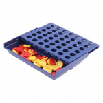Klasikinis &bdquo;Connect 4&ldquo; žaidimas 2 žaidėjams; &bdquo;Connect 4 Grid&ldquo; &bdquo;Gaukite 4 i&scaron; eilės&ldquo; žaidimas, skirtas 6 metų ir vyresniems kiemo žaidimams