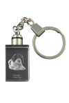 Romagna Water Dog - Crystal key ring with dog photo, illuminated key ring, unique gift by Art-Dog brand