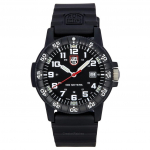 Luminox Leatherback SEA Turtle Giant Poliuretano dirželis Juodas ciferblatas &Scaron;veicari&scaron;kas kvarcas XS.0321.L 100M Vyri&scaron;kas laikrodis juoda