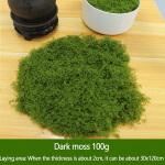 100 g dirbtinių augalų namų dekoro imitacijos samanų vejos biomimetiniai dirbtinių samanų sodo mikro kra&scaron;tovaizdžio i&scaron;dėstymo papuo&scaron;alai vejos bonsai tamsiai žalia spalva