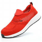 Madingi tinkliniai apsauginiai batai Vyri&scaron;ki vasariniai plieniniai darbo batai Nepramu&scaron;ami, nesudužę Darbo saugos batai Vyri&scaron;ki, kvėpuojantys apsauginiai batai, vyri&scaron;ki 48