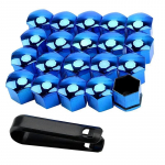 17 mm / 19 mm / 21 mm 20 vnt Automobilių ratų veržlių dangteliai Apsauginiai dangteliai dangteliai Automobilio stebulės varžtinis dangtelis juodas automobilio padangos varžto veržlės dangtelis Padangos apdaila 17mm