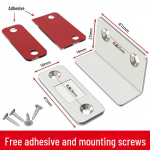 Nematomas magnetinis L formos spintelės durelių fiksatorius virtuvei ir drabužių spintai &ndash; perforuoti nereikia L-shaped invisible magnet