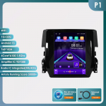 Hizpo Carplay 4G 9,7 colio Tesla stiliaus ekranas 2Din Android 13 automobilio radijas, skirtas Honda Civic 2015-2020 Multimedijos vaizdo grotuvas Pažangus ekranas GPS stereo P1 4Core 1G 32G AI