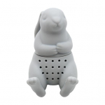 Triu&scaron;io arbatos sietelis Silikoninis triu&scaron;io formos arbatos plikytuvas Daugkartinio naudojimo lapelių žolelių prieskonių filtras Sieteliai arbatinuko dekorui pilka