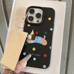 Oda primenantis telefono dėklas iPhone 11 13 16 Pro Max iPhone XR XS Max 14 15 Pro Max 12 13 Pro Max 16 Plus 13 Pro 14 Pro, animacinis, dažytas, makarono spalvų iPhone 16 Pro Max rožinė