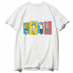 Jujutsu Kaisen Kawaii grafiniai mar&scaron;kinėliai Moteri&scaron;ki Kawaii vasaros mar&scaron;kinėliai Animaciniai mar&scaron;kinėliai Harajuku Japonijos anime Ulzzang mar&scaron;kinėliai, moteri&scaron;ki S