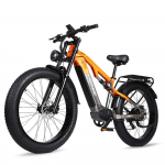 RANDRIDE YX80 2025 Electic Bike 1500W Peak E-MTB 48V20A 80KM Range M315-7 Speed & Hydraulic Brakes CST 26x4.0 Tires Lockable Suspension Fork
