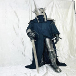 Nazgūlo Žiedo Vaiduoklis Filmas Juodas Kostiumas Raganų Karalius Viduramžių Lordas Cosplay Kostiumas