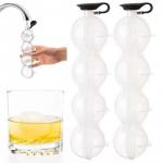 Ledo kubelių viskio gaminimo forma sfera virtuvės įrankis ledo rutulių forma apvalus ledo rutulys 1pcs