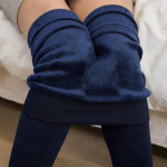 Nauji žieminiai moteri&scaron;ki antblauzdžiai auk&scaron;tu elastiniu juosmeniu plius aksomo storio antblauzdžiai &scaron;iltos kelnės ka&scaron;myro kelnės One Size