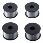 1/4 vnt. 0,8 mm skersmens armatūros ri&scaron;imo viela Prakti&scaron;ki 110 m ilgio ri&scaron;imo vielos ritiniai Plieninė armatūros ritė Automatinė armatūros ri&scaron;imo ma&scaron;ina 4Pcs
