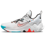 Nike Giannis Immortality EP Force Field unisex sportbačiai balti juodi turkio-mėlyna DH4528-100 36.5