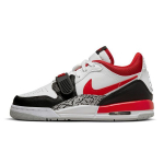 Air Jordan Legacy 312 Low GS Fire Red Vaikams Sportbačiai Balti Juodi Vilkolapio Pilki CD9054-160 36