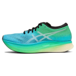 Asics Metaspeed Sky Gradient Storas Padas Patogūs Kvėpuojantys Žemi Bėgimo Bateliai Moteri&scaron;ki Sportbačiai Mėlyni Žali 1012B069-001 37.5