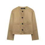 Suede striukė moterims Varsity bomber striukės moterims Paltai ir striukės Moteri&scaron;ka ilgomis rankovėmis Moteri&scaron;ka žiemos striukė S