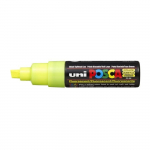 POSCA Marqueur Pointe Large Biseaut&eacute;e Jaune Fluo geltona
