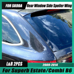 Skirtas Skoda Superb Combi/Touring galinio lango &scaron;oninio spoileris sparno automobilio galinio bagažinės difuzoriaus Canard skirstytuvo kėbulo komplektui TSI TDI Gloss Black