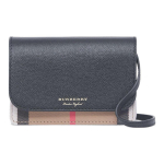 [Naujas leidimas Diržas WOC] Burberry Vintage Klasikinis Patikrintas Medvilnės ir Odos Mi&scaron;inio Pečių Krep&scaron;ys Įprastas Moteri&scaron;kas Stilius Juodas Basic Set (Bag + Dust Bag) juoda