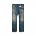 Rrl Auk&scaron;ti Siauri Yosemite Selvedge Džinsai Mnrrdnm10920097400 W30L30