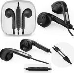 Kit pieton + ecouteur + micro noir jack 3.5 mm pour Smartphone et Tablette