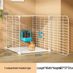 Didelis vidinis triu&scaron;ių narvas su tualetu, apsaugotas nuo purslų ir saugus jūrų kiaulytėms bei nyk&scaron;tukiniams triu&scaron;iams Basic: Cage, Tools, Slide-out Tray