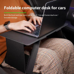 Mobilus sulankstomas ne&scaron;iojamojo kompiuterio lovos stovas sofos padėklas stalas transporto priemonė ne&scaron;iojamasis kompiuteris lovas automobilinis staliukas, skirtas automobilio interjero priedams CHINA brown