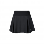 Nike Dri-FIT Advantage Vienspalvis Klostuotas Logotipas Greitai Džiūstantis Teniso Sijonas Moteri&scaron;ki Sijonai Juodas DX1422-010 S black