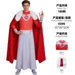 Nenugalimo herojaus kostiumas-kombinezonas trager Helovino vakarėliui cosplay kostiumas Adult 160 gray