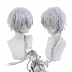 Nikolai Gogol Cosplay Kostiumas Anime Bungou BSD 4 Sezonas Nikolai Cosplay Apsiaustas Chalatas Vienoda Kostiumas Perukas Helovinas XL&Other gray