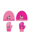 Set 2 pi&egrave;ces Minnie bonnet et gants Minnie ry&scaron;kiai rožinė