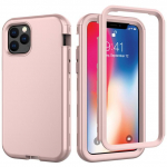 Smūgiams atsparus hibridinis &scaron;arvas 3 viename telefono dėklas, skirtas iPhone 14 13 12 Pro 11pro Max PC + silikono 360 sunkiųjų apkrovų apsauga galinis dangtelis For iPhone 14Pro