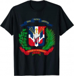 Herbas Republica Dominicana Bandera Dominikos vėliava Puikūs unisex mar&scaron;kinėliai S