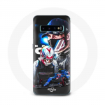 Coque pour Samsung Galaxy S10 edge Formule 1 Esteban Ocon Pilote automobile de F1