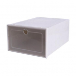 Skaidrus PP sukraunamas dulkėms atsparus varstomų stalčių batelių dėžutės laikymo konteinerio tvarkytuvas