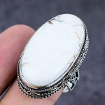 Wild Horse Gemstone Handmade 925 Sterling Silver Gift Jewelry Ring Size 9 g1c73