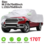 Sunkvežimio uždangalas Visų sezonų Automobilio uždangalas pikapui Apsauga nuo dulkių, &scaron;iuk&scaron;lių, vėjo, UV spindulių Automobilio apsauga 170T Pakeitimas Ford Rapto M