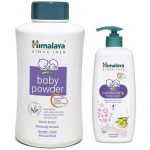 Himalaya Baby Powder, 700g & Himalaya Extra Moisturizing Baby Wash, 400 ml