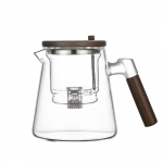 750 ml arbatinukas su infuzoriais Creative vienu mygtuku filtruojantis arbatinukas Magic Glass arbatinukas buičiai balta