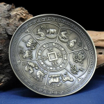 Retro stiliaus smilkalų laikiklis metalinis Dragon ir Phoenix Lotus smilkalų degikliai smilkalams, kūgio smilkalų lėk&scaron;tė Budizmas namų dekoravimui