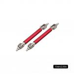2 vnt Universal Racing Reguliuojamas priekinis galinis buferis, lūpų skirstytuvo atraminis strypas / traukimo strypo komplektas Racing 75mm/100mm/150mm/200mm