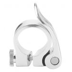 Road Bike Mountain Terrain Bicycle Aluminum Alloy Seatpost Seat Post Clamp Quick Release Silver sidabras