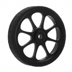 Aliuminio lydinio sulankstomas dviratis &bdquo;Easy Wheel&ldquo; 82 mm i&scaron;plėstinis guolis &bdquo;Easy Wheel&ldquo;, skirtas &bdquo;Brompton 3sixty&ldquo; sulankstymui juoda