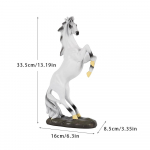 Arklių Papuo&scaron;alai, Arklys į Sėkmę, Namų Gyvūnai, Biuro Dervos Rankdarbiai, Svetainės Rankų Darbo Vyno Spintelės Dekoracijos Horse Ornament