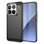 Dėklas Xiaomi 15 Ultra Dėklas Xiaomi 14T 13T 12 13 14 15 Ultra 5G Dangtelis Anglies Pluo&scaron;to Smūgiams Atsparus Silikoninis Bamperis Xiaomi 15 For Xiaomi 15 Ultra juoda
