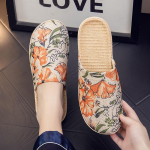 Patogūs patalpose, kvėpuojantys lininiai, namų audinys visiems sezonams, vėsios &scaron;lepetės vyrams ir moterims, porų grindų danga, mink&scaron;tas padas, naudojimui namuose 25 Suitable 37-38