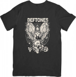 Deftones 1 Muzika Unisex Fit vyrams ir moterims Kokybi&scaron;ki medvilniniai mar&scaron;kinėliai Juodi 3XL