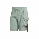 Adidas City Escape Cargo &scaron;ortai vyrams Apatiniai drabužiai Sidabriniai žali IC6724 S