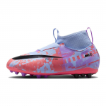 Nike Jr Zoom Superfly 9 Acad Mds Ag Dirbtinės dangos Smūgių absorbcija Neslystantys Dėvėjimui atsparūs Vidutinio auk&scaron;čio futbolo bateliai Vaikų futbolo bateliai DX1818-405 37.5