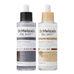 Dr.Melaxin &scaron;veičiamasis &scaron;vytėjimo ampulė su baltaisiais ryžiais / juodaisiais ryžiais SET (WHITE + BLACK)